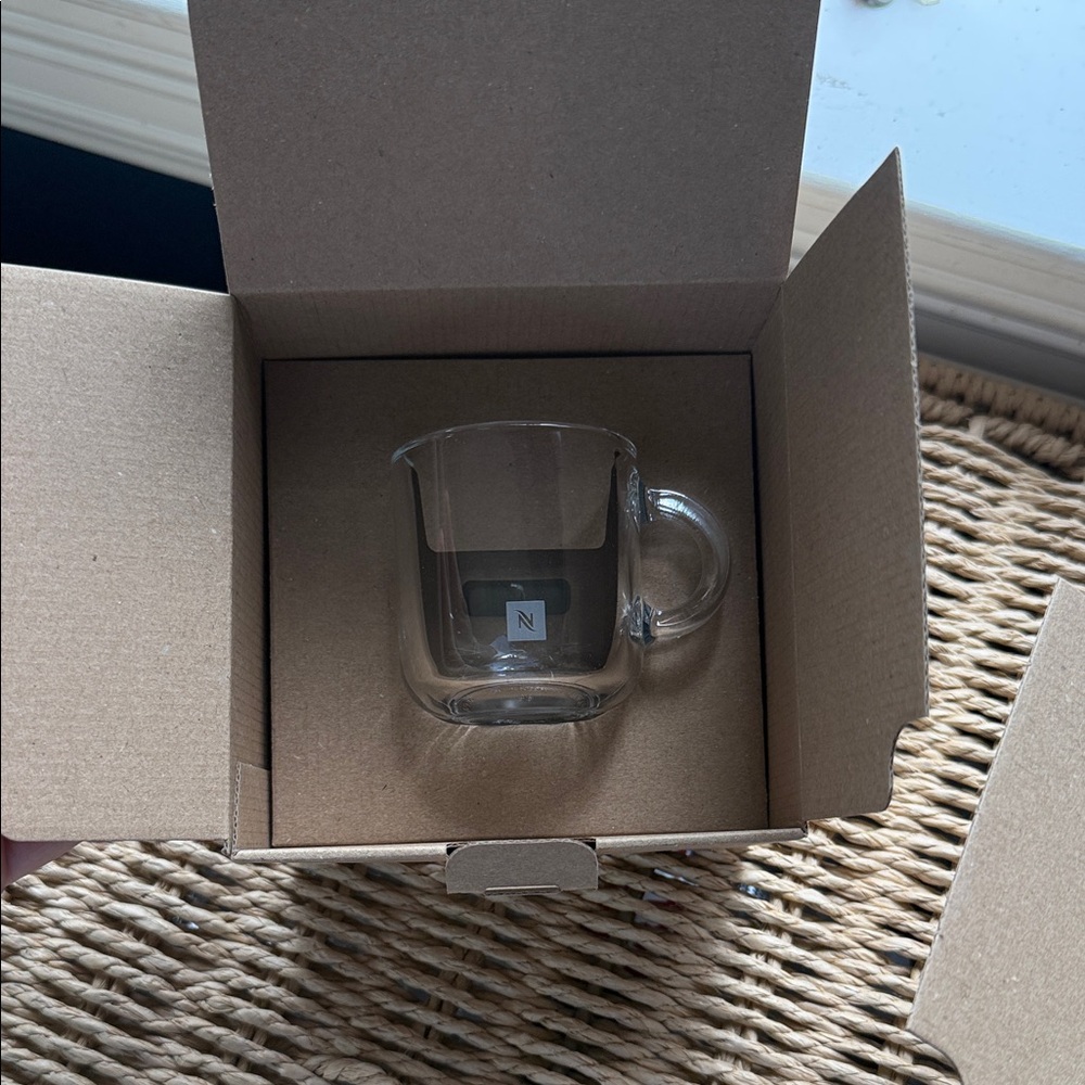Nespresso Clear Glass Double-Wall Espresso Cup (set of 2)